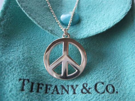 peace sign necklace silver|peace sign necklace sterling silver.